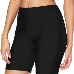 BLACK LONG-BOARD SHORTS, M, NEW WITH TAGS